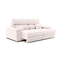 Sofá 3 Lugares Retrátil e Reclinável Lupin Linho Cru 180 cm - Mobly Sofá 3 Lugares Retrátil e Reclinável Lupin Linho Cru 180 cm - Mobly