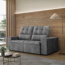 Sofá 3 Lugares Retrátil Reclinável 180cm Suede Roma Flash Sofá 3 Lugares Retrátil Reclinável 180cm Suede Roma Flash