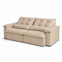 Sofá 3 lugares Retrátil Reclinável Molas Ensacadas D33 Soft Conforto Premium Sofá 3 lugares Retrátil Reclinável Molas Ensacadas D33 Soft Conforto Premium