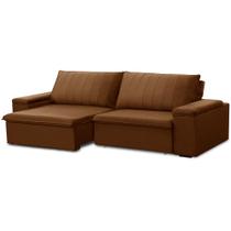 Sofá 3 Lugares Retrátil Reclinável Para Sala 245cm Malfati F04 Veludo Terracota - Lyam Decor Sofá 3 Lugares Retrátil Reclinável Para Sala 245cm Malfati F04 Veludo Terracota - Lyam Decor