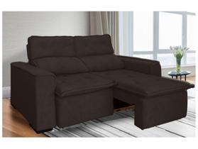 Sofá 3 Lugares Retrátil Reclinável Suede Califórnia JW Estofados Sofá 3 Lugares Retrátil Reclinável Suede Califórnia JW Estofados