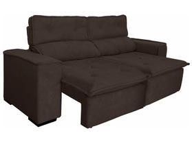 Sofá 3 Lugares Retrátil Reclinável Suede Califórnia JW Estofados Sofá 3 Lugares Retrátil Reclinável Suede Califórnia JW Estofados