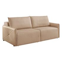 Sofá 3 Lugares Retrátil Urban Linho Palha 200 cm Sofá 3 Lugares Retrátil Urban Linho Palha 200 cm