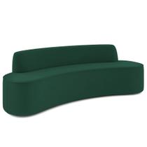 Sofá 3 Lugares Sala de Estar Cancún D02 Veludo Verde Musgo 180 cm C-303 - Lyam Decor Sofá 3 Lugares Sala de Estar Cancún D02 Veludo Verde Musgo 180 cm C-303 - Lyam Decor