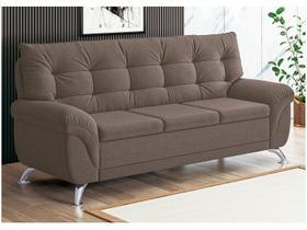 Sofá 3 Lugares Suede Atrium Linoforte
