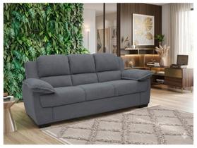 Sofá 3 Lugares Suede Carmel Linoforte Sofá 3 Lugares Suede Carmel Linoforte