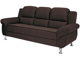 Sofá 3 Lugares Suede Marselha Linoforte