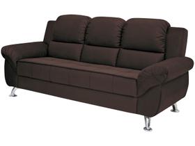 Sofá 3 Lugares Suede Marselha Linoforte
