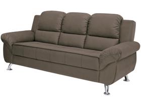 Sofá 3 Lugares Suede Marselha Linoforte