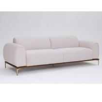 Sofá 3 Lugares Tóquio D07 230cm Lona Cru - D'Rossi