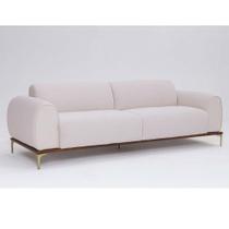 Sofá 3 Lugares Tóquio D07 230cm Lona Cru - D'rossi
