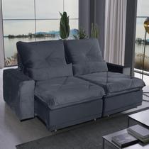 Sofá 4 Lugares 2,50m Retrátil e Reclinável Átila Bom Pastor