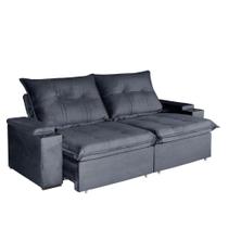 Sofá 4 Lugares 2,50m Retrátil e Reclinável Ravi Bom Pastor Sofá 4 Lugares 2,50m Retrátil e Reclinável Ravi Bom Pastor