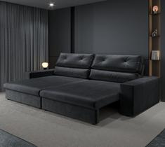 Sofá 4 Lugares Athena assento Retrátil e Reclinavel 2,30m(L) - CIALAR Sofá 4 Lugares Athena assento Retrátil e Reclinavel 2,30m(L) - CIALAR