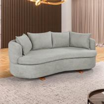 Sofa 4 Lugares Boucle M-204 2m Living Estofados Martins Boucle Cinza Sofa 4 Lugares Boucle M-204 2m Living Estofados Martins Boucle Cinza