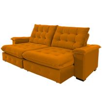 Sofá 4 Lugares Coliseu 2.60m Retrátil e Reclinável Super Pillow - Terra Sofá 4 Lugares Coliseu 2.60m Retrátil e Reclinável Super Pillow - Terra