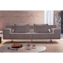 Sofa 4 Lugares Living Monet Base de Madeira Boucle 240 Cm