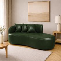 Sofá 4 Lugares Orgânico 220 cm Morgan Sintético PU D03 - D Rossi