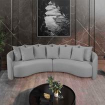 Sofa 4 Lugares Organico Amendoa 2323 250cm