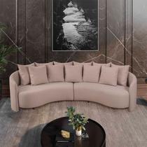 Sofa 4 Lugares Organico Amendoa 250cm Sofa 4 Lugares Organico Amendoa 250cm