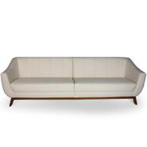 Sofá 4 Lugares Para Sala de Estar Atenas 260 cm D02 Linho Bege B-443 - Lyam Decor Sofá 4 Lugares Para Sala de Estar Atenas 260 cm D02 Linho Bege B-443 - Lyam Decor