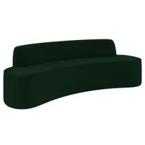 Sofá 4 Lugares para Sala de Estar Living 230cm Koane D06 Veludo Esmeralda - Mpozenato Sofá 4 Lugares para Sala de Estar Living 230cm Koane D06 Veludo Esmeralda - Mpozenato