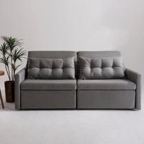 Sofa 4 Lugares Retratil E Reclinavel 216Cm Dimas