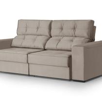 Sofá 4 Lugares Retrátil e Reclinável 250cm para Sala de Estar Eros
