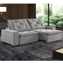 Sofá 4 Lugares Retrátil e Reclinável Trento