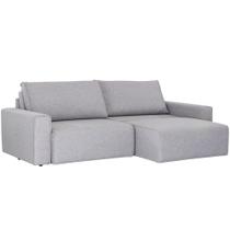 Sofá 4 Lugares Retrátil Herval Adapt, Linho Bege, 256 cm Sofá 4 Lugares Retrátil Herval Adapt, Linho Bege, 256 cm