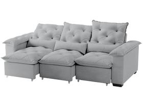 Sofá 4 Lugares Retrátil Prime Império Sol Colchões e Estofados