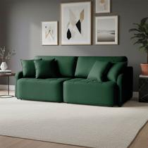 Sofá 4 Lugares Retrátil Reclinável 220cm Breno Linho K01 - D Rossi