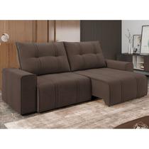 Sofá 4 Lugares Retrátil Reclinável 270cm Molas Ensacadas Palladium New