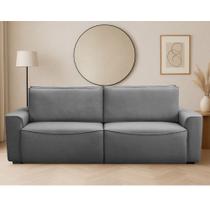 Sofá 4 Lugares Retrátil Reclinável 280cm Veludo Nobile Ferguile