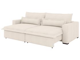 Sofá 4 Lugares Retrátil Reclinável Bouclé Mediterrâneo Bergamo Flexforma Estofados Sofá 4 Lugares Retrátil Reclinável Bouclé Mediterrâneo Bergamo Flexforma Estofados