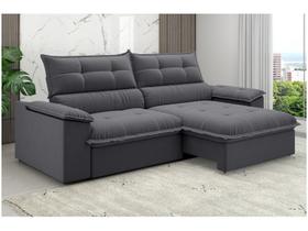 Sofá 4 Lugares Retrátil Reclinável Slim Venetto Besthouse