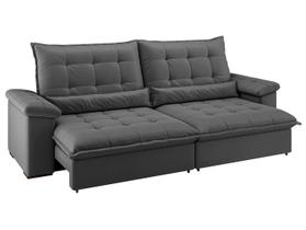 Sofá 4 Lugares Retrátil Reclinável Suede Veludo Molas Ensacadas Módena Flexforma Estofados Sofá 4 Lugares Retrátil Reclinável Suede Veludo Molas Ensacadas Módena Flexforma Estofados
