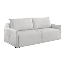 Sofá 4 Lugares Retrátil Urban Linho Cinza 260 cm Sofá 4 Lugares Retrátil Urban Linho Cinza 260 cm