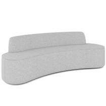 Sofá 4 Lugares Sala de Estar Cancún D02 Linho Cinza 300cm C-416 - Lyam Decor