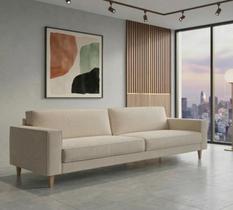 Sofá 4 Lugares Square Living Contemporâneo