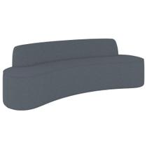 Sofá 5 Lugares para Sala de Estar Living 300cm Koane D06 Linho Mescla Chumbo - Mpozenato Sofá 5 Lugares para Sala de Estar Living 300cm Koane D06 Linho Mescla Chumbo - Mpozenato