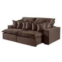 Sofá 5 Lugares Retrátil e Reclinável M-144 Veludo Martins