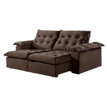 Sofá 5 Lugares Retrátil e Reclinável Martins M-147 Veludo