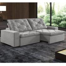 Sofá 5 Lugares Retrátil e Reclinável Trento