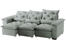 Sofá 5 Lugares Retrátil Prime Império Sol Colchões e Estofados