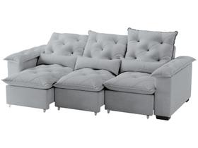 Sofá 5 Lugares Retrátil Prime Império Sol Colchões e Estofados