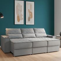Sofa 6 Lugares 290cm Retratil e Reclinavel Munique