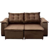 Sofá Abílio Estofados Moscou Light Jolie Retrátil e Reclinável