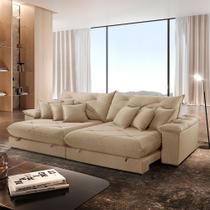 Sofá Ágata Linho Dois Módulos de 80 cm B25 Meu Sofá Online