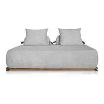 Sofa Agius 160cm 2 Lugares Linho Boucle Cinza Sofa Agius 160cm 2 Lugares Linho Boucle Cinza